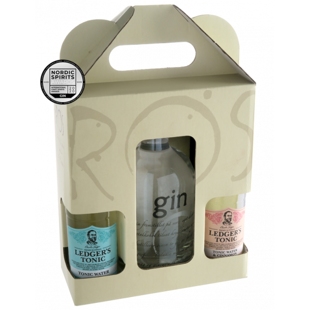 RS Gin Kirsebr gavekasse med tonic, dansk gin